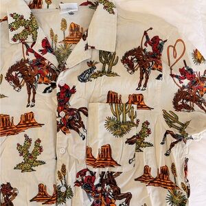 Marvel Desert Print Shirt ft. Deadpool